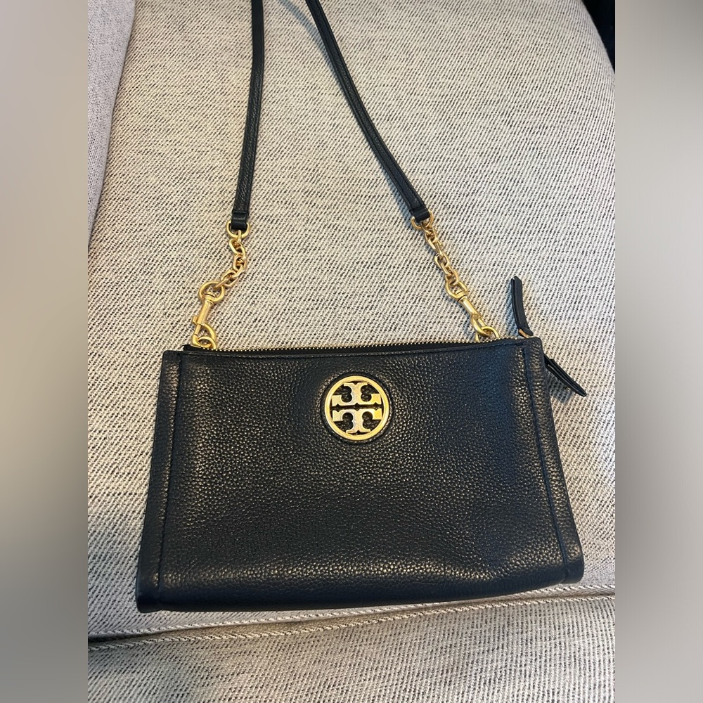 Original Tory Burch Carson Zip Top Crossbody Bag